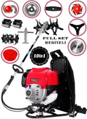 Eisenn Germany 10 In 1 Ep 950 Ultra 20 Hp Sırt Tipi Çim Ot Çalı Tırpanı Akrobat Çapa Aparatı Toprak Eşeleme - 1