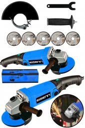 Eisenn Germany Technology GDX-Drive 3200 W Devir Ayarlı Spiral Taşlama Metal kesim 5 Psc Taş Hediye - 1