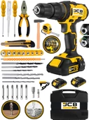 ProJcb Plus Mega Sjs Series J-4137 Lion Çift Akülü 45 Torq Vidalama Matkap 37 Pcs Komple Set - 1