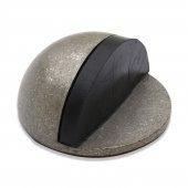 Yarımay Kapı Stoperi Tamponu Yapışkanlı Metal Kapı Stopu A.Gümüş thumbnail 1