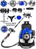 Eisenn Alman 10 In 1 Fg Motor 20 Hp Sırt Tipi Tırpan Toprak Eşeleme Akrobat Çapa Aparatı Hediyeli - 1