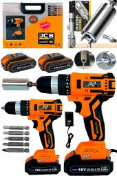 ProJcb Plus American Pro 30 Orange Brusless Motor Samsung Çift Akülü Vidalama Matkap  7-19 Universal Soket - 1