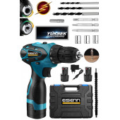 Eisenn Germany Technology Master Steel ARMT 32 V 5 Ah Samsung Çift Akülü Vidalama Matkap Yardımcı Set Hediyeli - 1