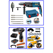 ProJcb Plus American Professıonel 3 Lü Set Kırıcı Delici Şarjlı Matkap Devir Ayarlı Taşlama - 1