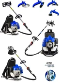 Eisenn Alman ESH 400 10 İn 1 Sırt Tipi Ot Çim Biçme Tırpanı+Toprak Eşeleme+Akrobat Çapa Aparatı Çelik Fırça - 2