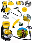 Eisenn Alman Teknology Stil Seri 20 Hp Sırt Tipi Ot Çim Çalı Biçme Tırpanı - 1