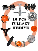 LOMBARD İtalia LW-1800 LTX 10 İn 1 Sırt Tipi Ot Çim Çalı Biçme Tırpanı + Toprak Eşeleme+ Akrobat Çapa Aparatı - 3