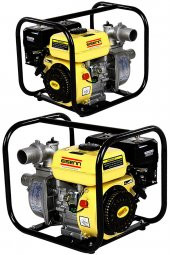 Eisenn Alman WPS-20 9.2 Hp Turbo Benzinli Su Motoru Motopomp 2 Parmak Yakıt Cimrisi - 1