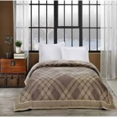 TAÇ SERENA PAMUK ÇİFT KİŞİLİK BATTANİYE KAHVE - 1