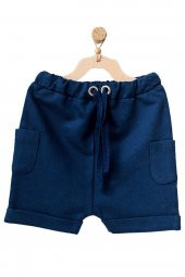 Andywawa Erkek Bebek Lacivert Bagcıklı Cepli Şort AC21875R - 1