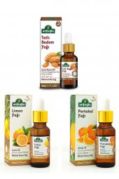 Arifoğlu Narenciye Aroma Terapi Seti: Portakal Yağı 20 ml + Limon Yağı 20 ml + Tatlı Badem Yağı 50 ml - 1