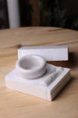 Mermer Havan Seti Orta Boy Doğaltaş Mermer Havan Seti 9 x 7 Cm - 9