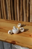 Mermer Havan Seti Küçük Boy Doğaltaş Mermer Havan Seti 8 x 8 Cm - 2
