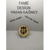Doğal ağaç dilimi BEŞİKTAŞ masaüstü dekor - 1