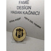 Doğal ağaç dilimi BEŞİKTAŞ masaüstü dekor - 4