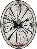 Ultima Regal R814 Ferforje Süslemeli Oval Dekoratif Duvar Saati - 1