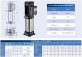 Alarko PL 4-8 - 3 HP - 380 V Dikey Milli, Çok Kademeli Santrifüj Pompa - 3