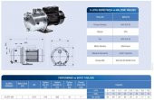 Alarko JET D-JDTM-100 - 1 HP - 220 V Kendinden Emişli Çelik Jet Santrifüj Pompa - 3