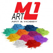 M1 ART Toz Pigment Boya 20.gr-epoksi Reçine-poliüretan Reçine-polyester Reçine-mum Boyası - 1