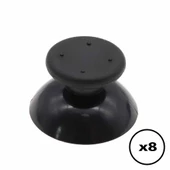 8 ADET XBOX 360 Analog Başlık XBOX 360 Topuz Siyah Renk XBOX 360 Kol Tamiri Yedek Parça Analog Cap thumbnail 1