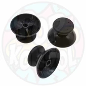 2 ADET XBOX 360 Analog Başlık XBOX 360 Topuz Siyah Renk XBOX 360 Kol Tamiri Yedek Parça Analog Cap - 2