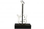 Ahşap Standlı Gitar Biblo - 2