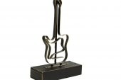 Ahşap Standlı Gitar Biblo - 3