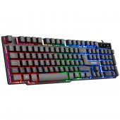 Everest Kb-188 Borealis Siyah Usb Gökkuşağı Aydınlatmalı Q Gaming Oyuncu Klavyesi - 1