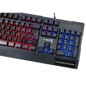 Turbox Paddock TR-K115 USB Kablolu Rainbow Gaming Standart Q Rainbow Aydınlatma Klavye - 2