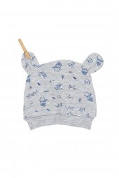 Andywawa Erkek Bebek Gri Desenli Tulum Takımı Romper Set AC22148Rep - 3