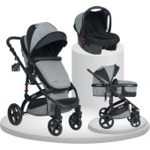 Joell Truva 1712 Travel Sistem Bebek Arabası Siyah / Gri - 1