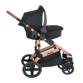 Joell Truva 1712 Travel Sistem Bebek Arabası Gold Siyah - 2
