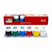 Guaj Boya 6 Renk x 20 ml 1 Paket Guaj Boyası Seti 6 lı - 1