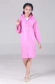 Eva Bordo Pratik Trend Çocuk Yağmurluğu Unisex 8- 12 Yaş Pembe Standart - 3