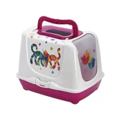 Moderna Trendy Friend Kapalı Tuvalet 57 Cm Fuşya U 57,3 x G 44,4 x Y 43,8 cm - 1