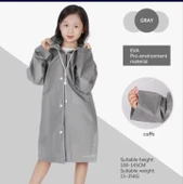 Eva Bordo Pratik Trend Çocuk Yağmurluğu Unisex 8- 12 Yaş  MAVİ 8-12 Yaş thumbnail 8