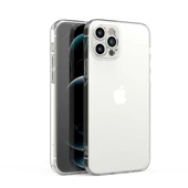 Vendas iPhone 12 Pro Uyumlu Fora Serisi Kamera Korumalı Şeffaf Silikon Kılıf + Cam Ekran Koruyucu - 5