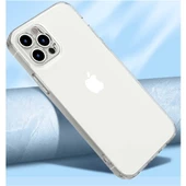 Vendas iPhone 12 Pro Uyumlu Fora Serisi Kamera Korumalı Şeffaf Silikon Kılıf + Cam Ekran Koruyucu - 2