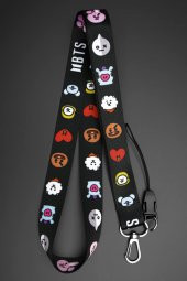 BTS Line Friends BT21 Yaka Kartı Boyun Askı İpi Telefon Askı İpi - ASK0244 - 1
