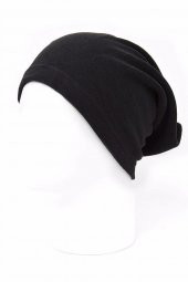 Unisex Siyah Polar Boyunluk & Bere Siyah Tek Ebat - 1