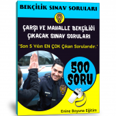 Çarşı Mahalle Bekçiliği Sınav Soruları (500 Soru) - 1