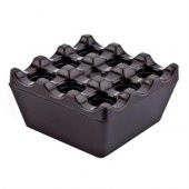 TransForMacion 6 Adet Rexite Siyah Metal 9 Gözlü Kül Tablası - 1