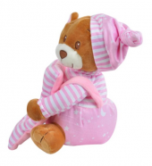 Peluş Çerçeveli Ayı Pembe 25cm - 2