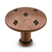 Big Düğme Eskitme Antik Bakır Metal Mobilya Mutfak Çekmece Dolap Dolabı Kapak Kulpu Kulbu Kulpları thumbnail 1