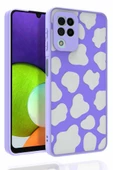 Galaxy M32 Kılıf Desenli Kamera Korumalı Nora Silikon Kapak - 8
