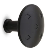 Big Düğme Kulp Mobilya Mutfak Çekmece Dolap Dolabı Kapak Kulpu Kulbu Kulpları Mat Siyah Metal thumbnail 3