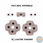 Playstation 5 V1 Kol İç Lastik Takımı 5 Parça Silikon PS5 Versiyon 1 Kol Tamir PS5 Yedek Parça - 1
