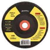 Metal Ahşap Flap Disk Alüminyum Oksit Zımpara 180 mm 120 Kum - 1