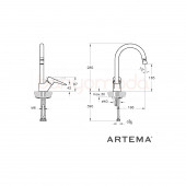 Artema A42148 Solid S Eviye Bataryası - 2
