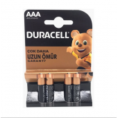 Duracell AAA 4lü İnce Kalem Pil - 1